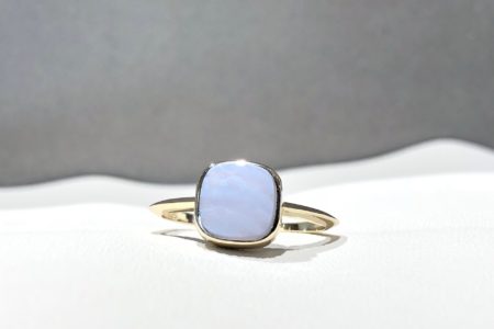 ブルーレースアゲート リング アクセサリー || 大阪天王寺 あべのハルカス maruu